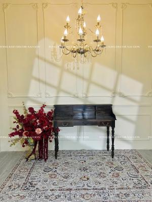 Tủ nâu gỗ ngăn kéo cổ điển